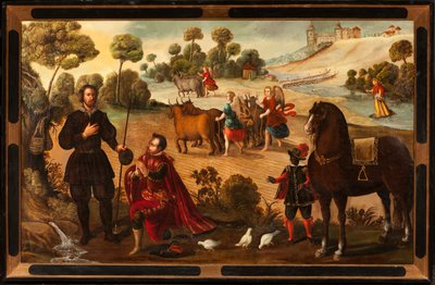 Milagros de San Isidro, hacia 1622 (pintura) de Spanish School