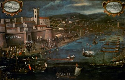 Barco árabe en el Grao de Vinaroz de Spanish School