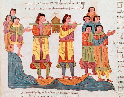 Arte Mozárabe: “Transporte del Arca Sagrada de la Alianza a Jerusalén” de Spanish School