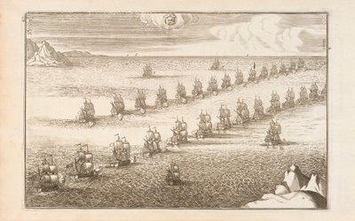 Página 43 de Lart des Armées Navales por Paul Hoste, León, 1727 de Spanish School