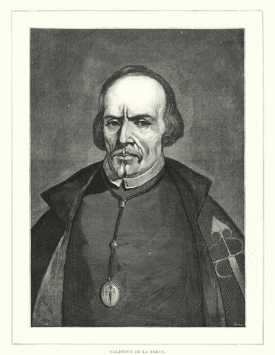 Pedro Calderón de la Barca, soldado, sacerdote y autor español de Spanish School