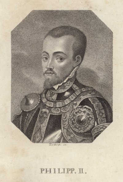 Felipe II, Rey de España de Spanish School