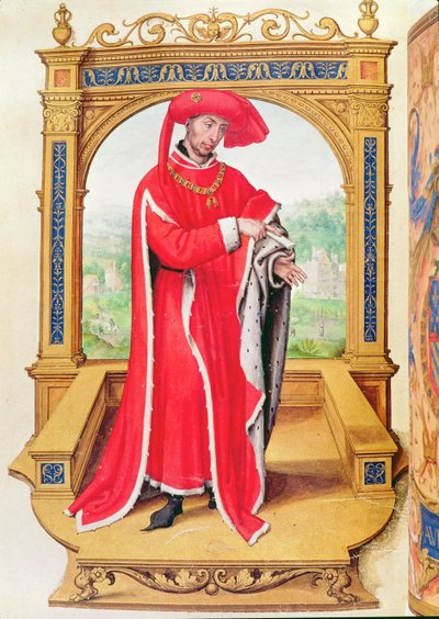 Felipe el Bueno, Duque de Borgoña, Fundador de la Orden del Toisón de Oro, de los Estatutos de la Toison d