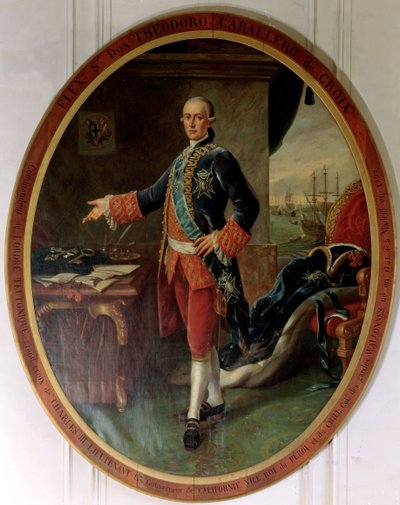 Retrato del Caballero Teodoro de Croix (1730-92) Virrey de Perú y Chile de Spanish School