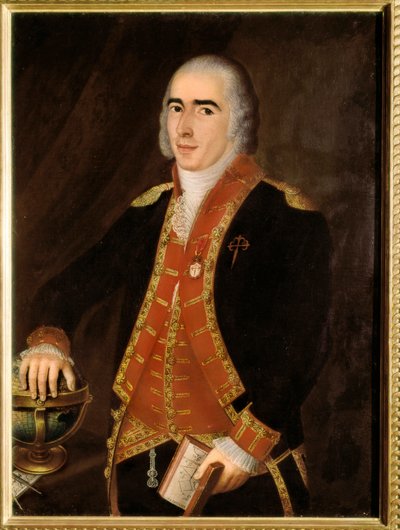 Retrato de Francisco Alsedo Bustamante (1758-1805), marino y militar español de Spanish School