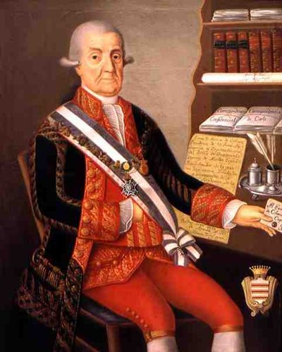 Retrato de Matías Gálvez (1717-84) de Spanish School