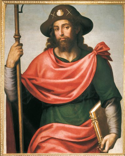 Retrato de Santiago de Compostela de Spanish School