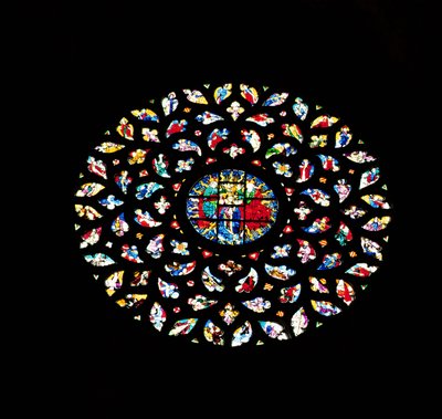 Rosetón que representa la Asunción de la Virgen, c.1460 de Spanish School