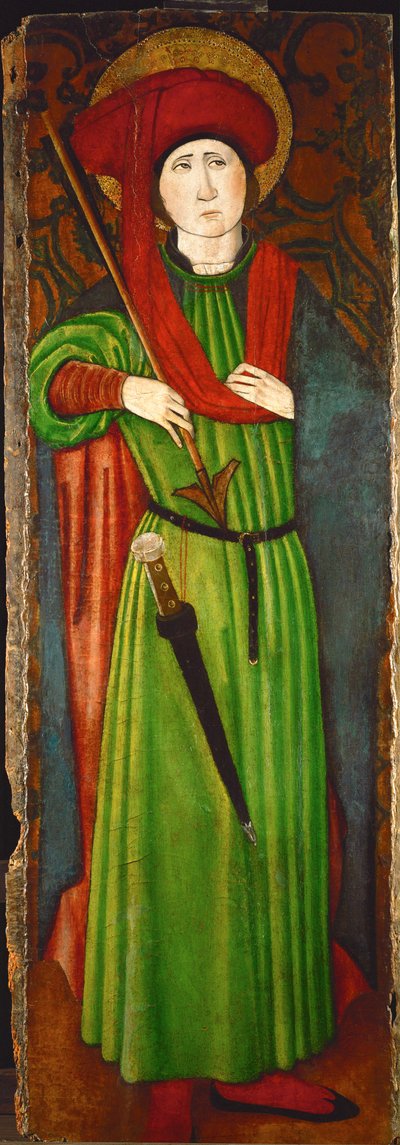 San Sebastián (óleo sobre madera) de Spanish School