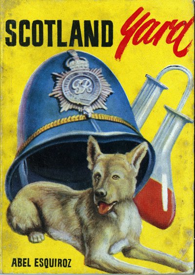 Scotland Yard, por Abel Esquiroz, edición con destino pedagógico y popular. Portada, siglo XX de Spanish School