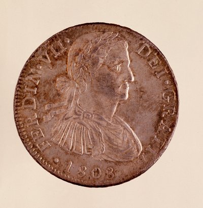 Moneda de plata (8 reales) de España: reinado de Fernando VII de Spanish School