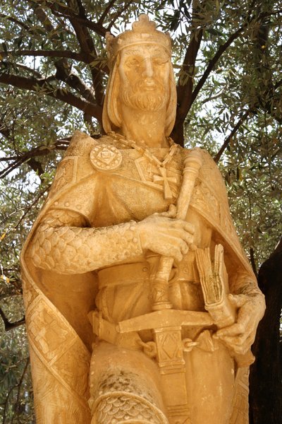 Estatua de Alfonso X (1221-84) El Sabio de Spanish School