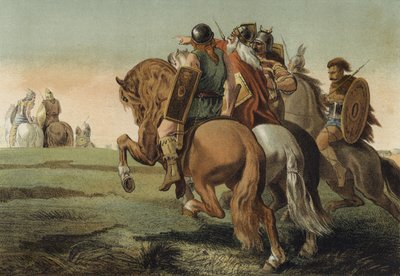 Los bárbaros ante Roma de Spanish School