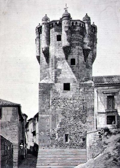La Torre del Llavero, construida c.1480 en la Plazuela de Menores, Salamanca de Spanish School