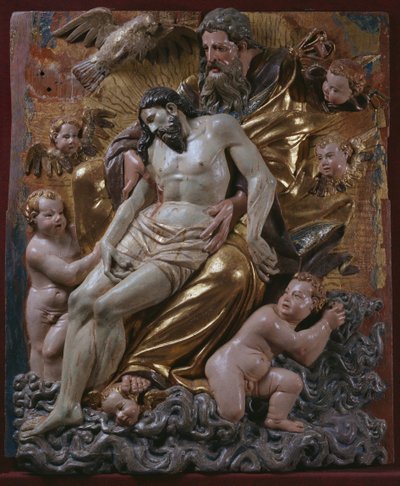 La Trinidad (detalle) de Spanish School