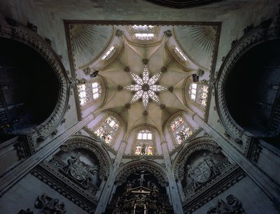 El techo de la Capilla del Condestable, finales del siglo XV de Spanish School