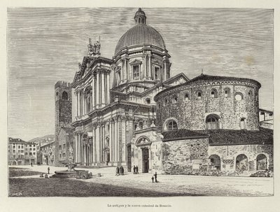 La catedral vieja y la nueva de Brescia de Spanish School