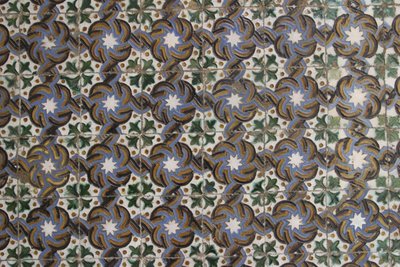 Trabajo de azulejos de Spanish School