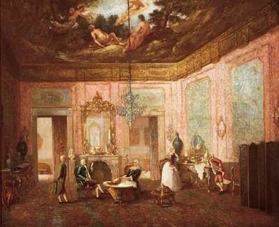Vista del interior de un castillo en Valencia. Pintura anónima. Siglo XIX. Valencia. Museo de Bellas Artes San Pio V. de Spanish School