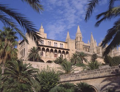 Vista del Palacio de La Almudaina, Palma de Mallorca de Spanish School
