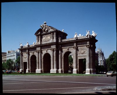 Vista de la Puerta de Alcalá (1778) de Spanish School