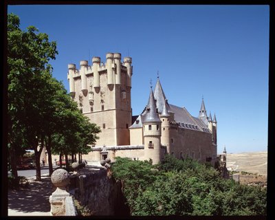 Vista del alcázar de Spanish School