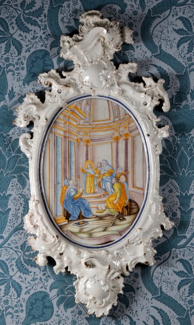 Placa mural, Fábrica de Cerámica de Alcora, c.1750 de Spanish School