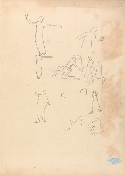 Cueva del Becerro de Oro: Estudio de los bailarines de Spencer Frederick Gore