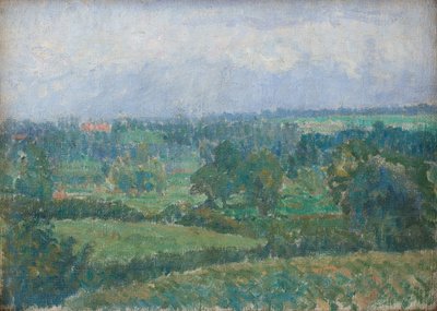 Paisaje campestre, c. 1909-10 (óleo sobre lienzo) de Spencer Frederick Gore