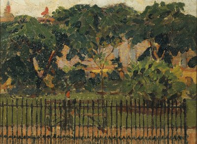 Las rejas del parque, Mornington Crescent de Spencer Frederick Gore