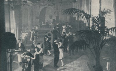 Baile, Canción y Cena en Salones Subterráneos de Placer, c1935 de Sport and General