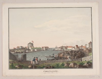 Christiansø. Puerto norte de Søren L. Lange