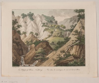 Una vista de las montañas de tiza de Møn de Søren L. Lange