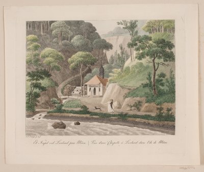 Una capilla en Liselund en Møn de Søren L. Lange