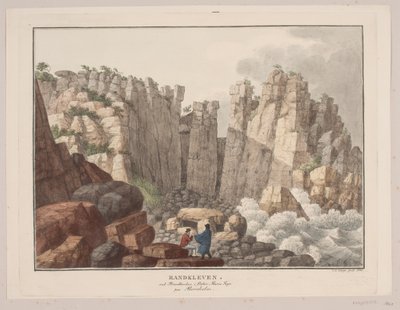 Randkleven en la Orilla en la Parroquia de Østermarie en Bornholm de Søren L. Lange