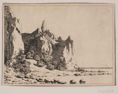 El espejo del verano, Møen. Vista desde la playa de Søren L. Lange