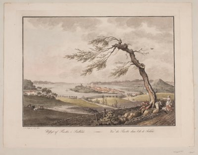 Vista de Præstø en Sjælland de Søren L. Lange