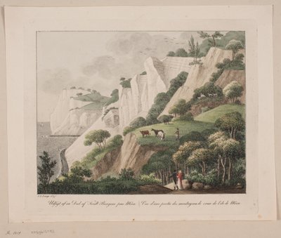 Vista de una parte de las montañas de tiza en Møn de Søren L. Lange