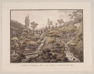 Cascada en Liselund en Møn de Søren L. Lange