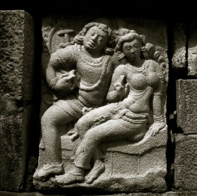 Amantes de Isurumuniya, siglo VI, talla estilo Gupta de Sri Lankan School