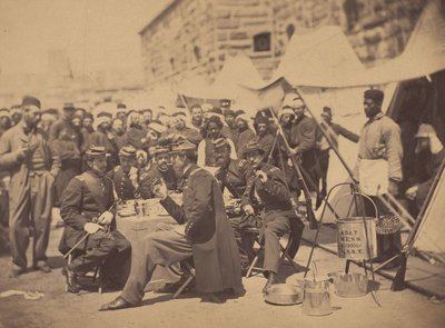 Duryea Zouaves, Comedor del Ayudante de Fort Schuyler, 18 de mayo de 1861 de Stacy