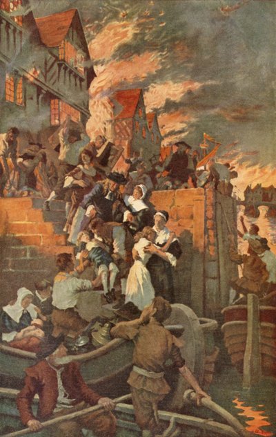 El Gran Incendio de Londres de Stanhope Alexander (after) Forbes