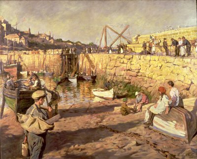 Equipando, Puerto de Mousehole de Stanhope Alexander Forbes