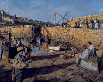 Equipando, Puerto de Mousehole de Stanhope Alexander Forbes