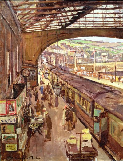 Penzance: Estación de tren de Stanhope Alexander Forbes