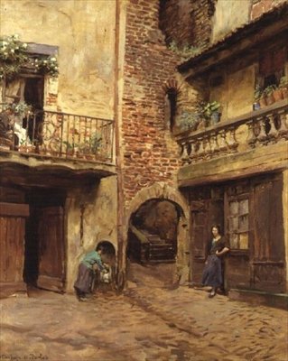 El balcón, Cahors de Stanhope Alexander Forbes