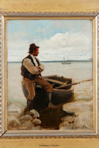 El barquero en Flushing de Stanhope Forbes