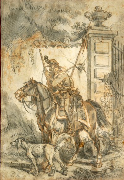 Lanceros en patrulla de Stanislas Grimaldi del Poggetto
