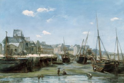 Puerto en marea baja de Stanislas Lepine