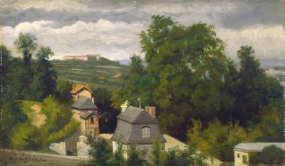 Vista en las Afueras de Caen de Stanislas Lepine